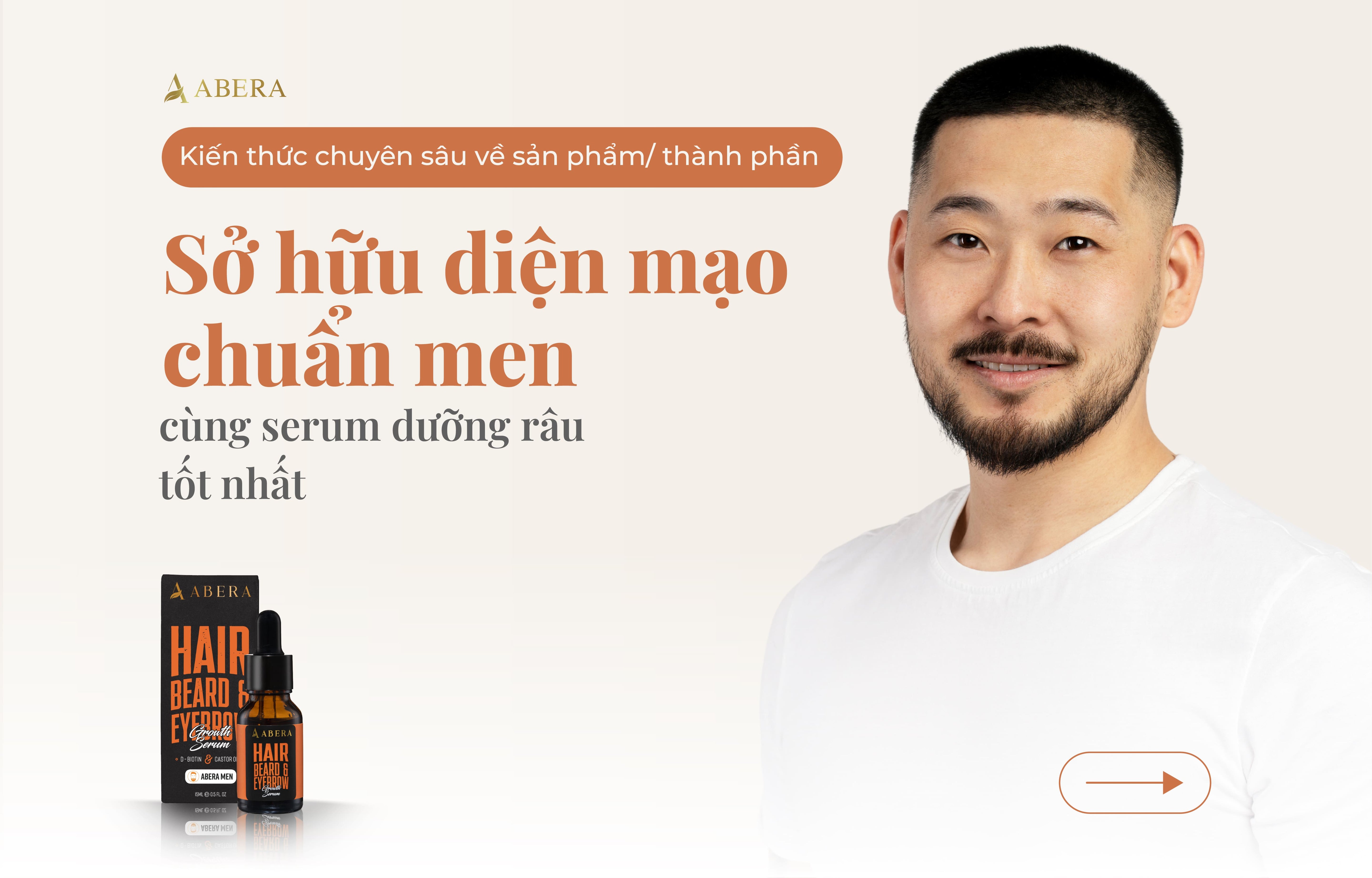 Cách trở thành đàn ông chuẩn men với serum dưỡng râu tốt nhất