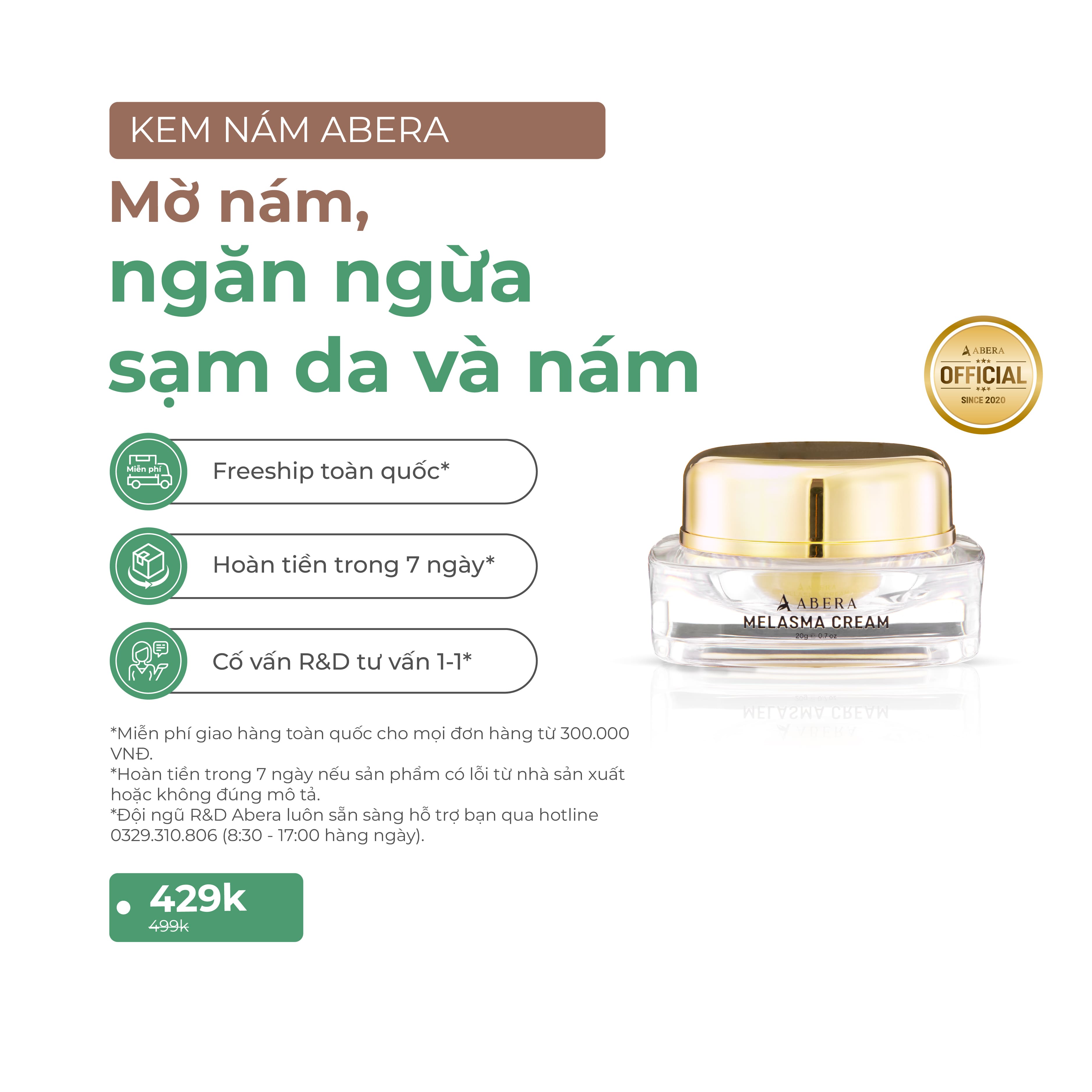 Abera Melasma Cream