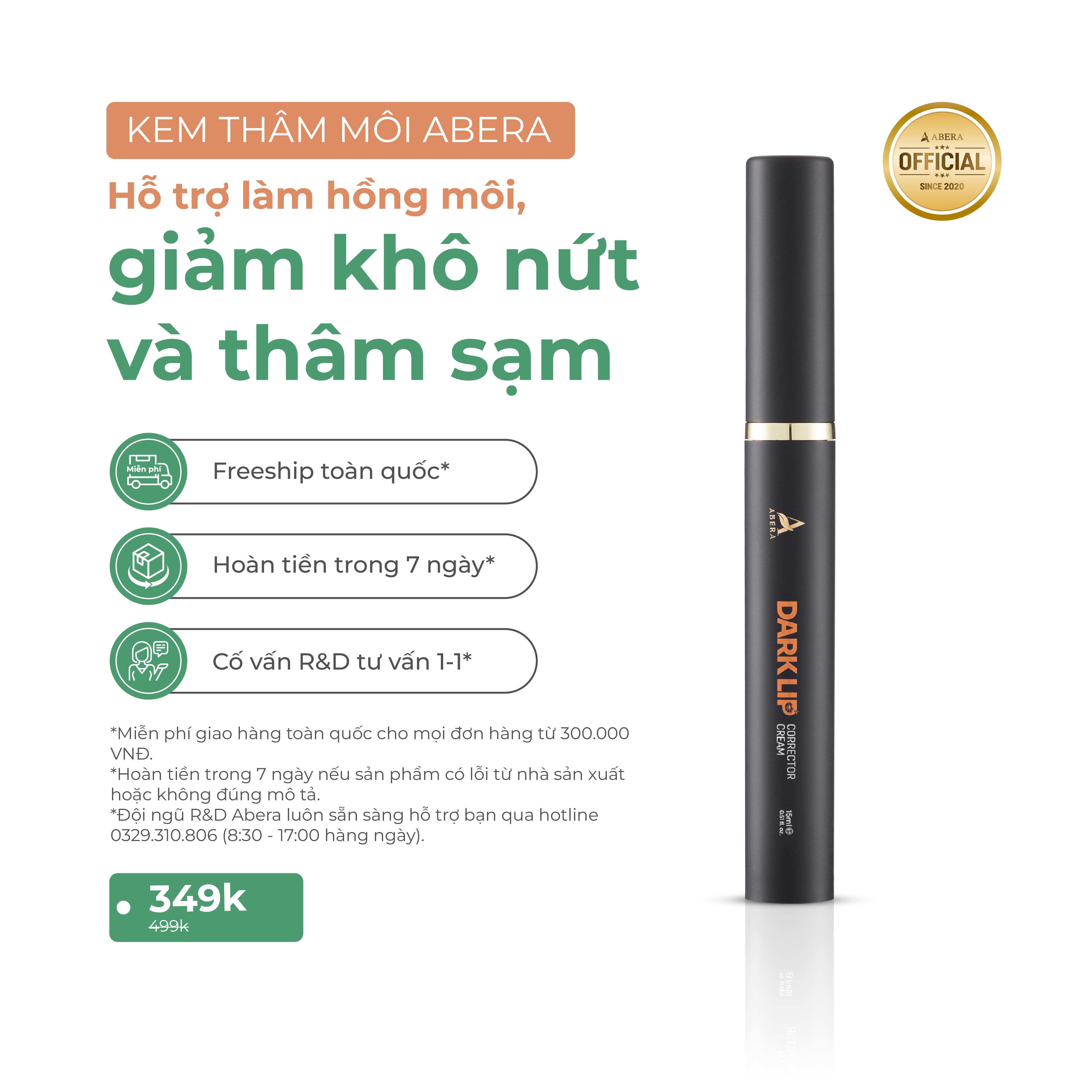 Kem Thâm Môi Abera