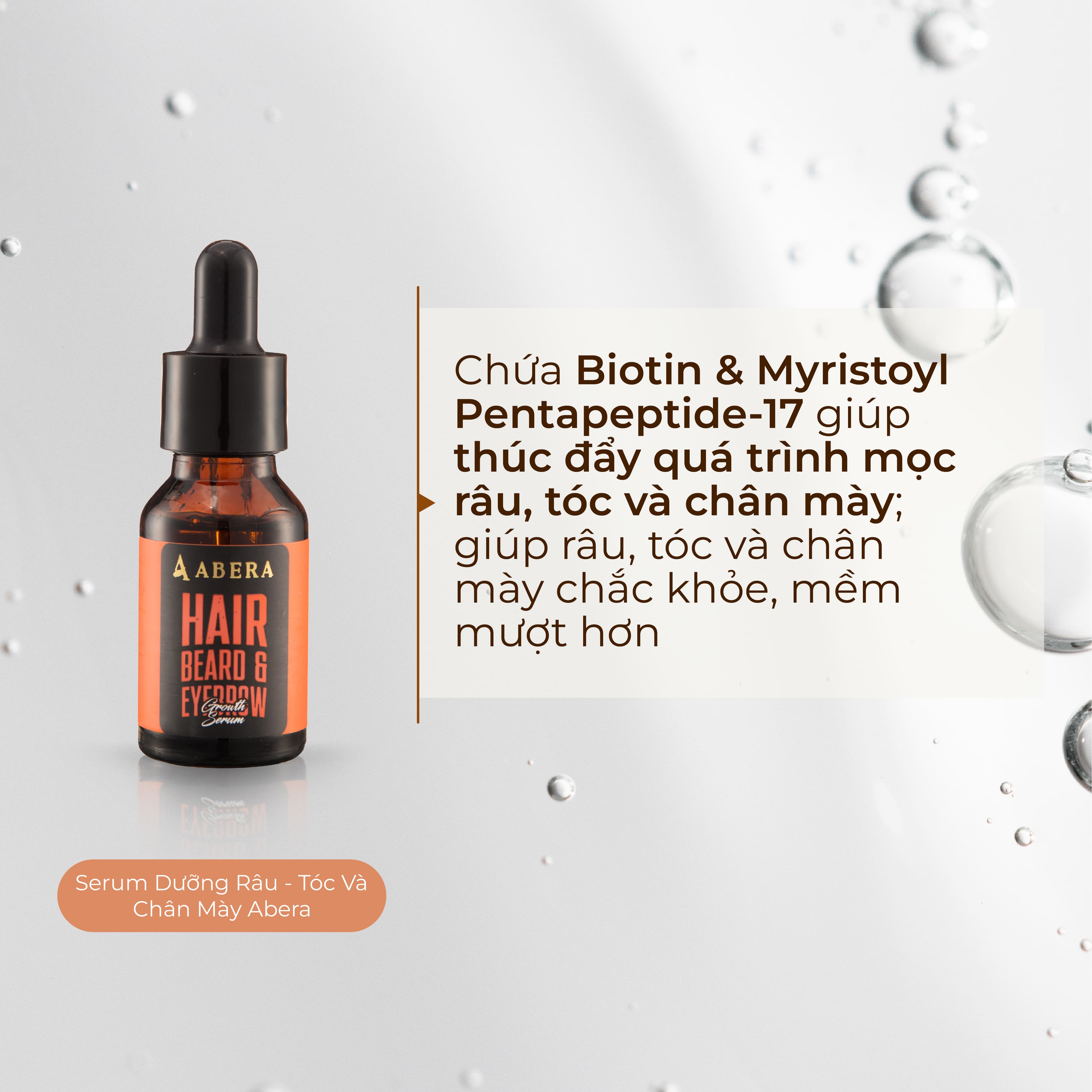 Abera Men Hair, Beard, Eyebrow Growth Serum