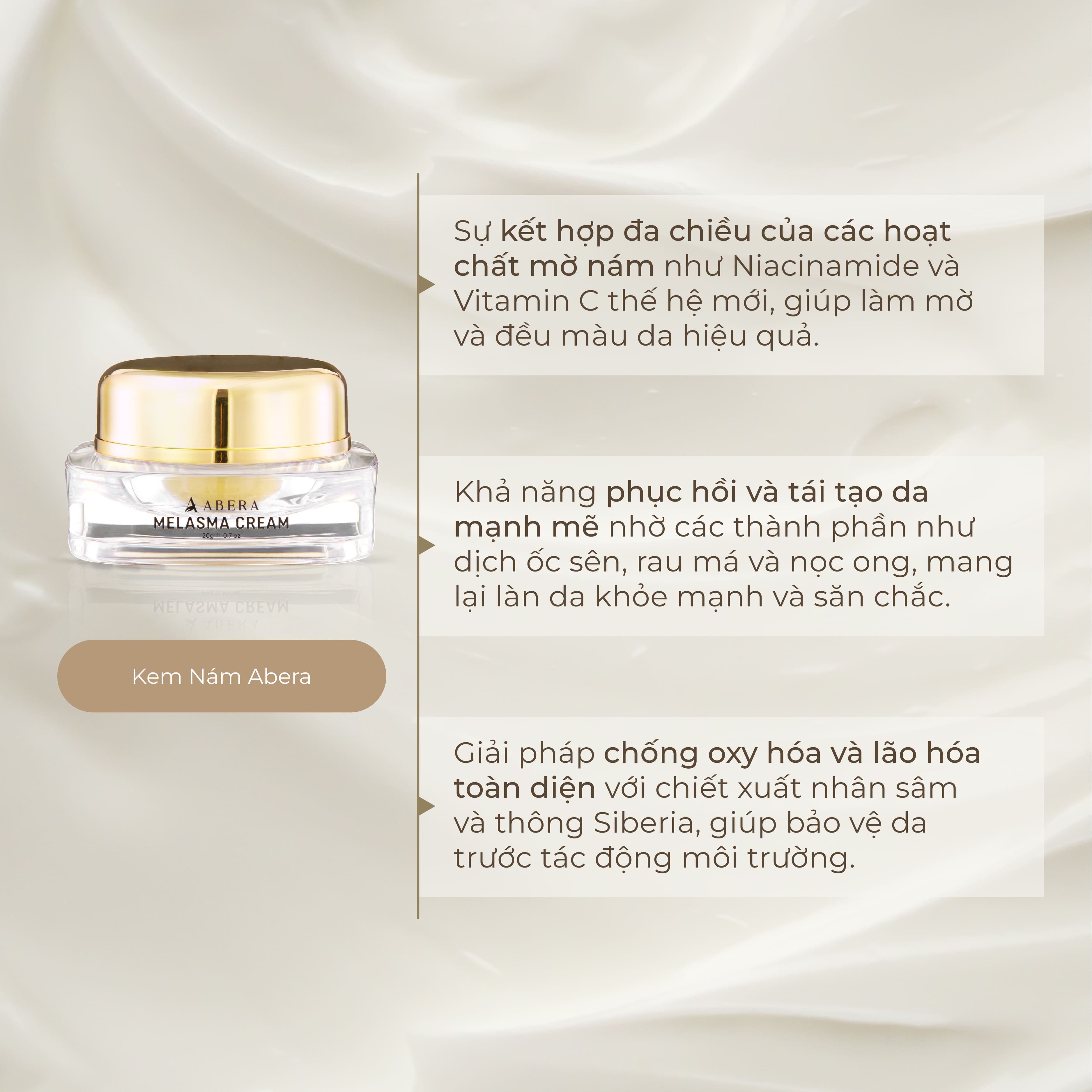 Kem Dưỡng Da Nám Abera