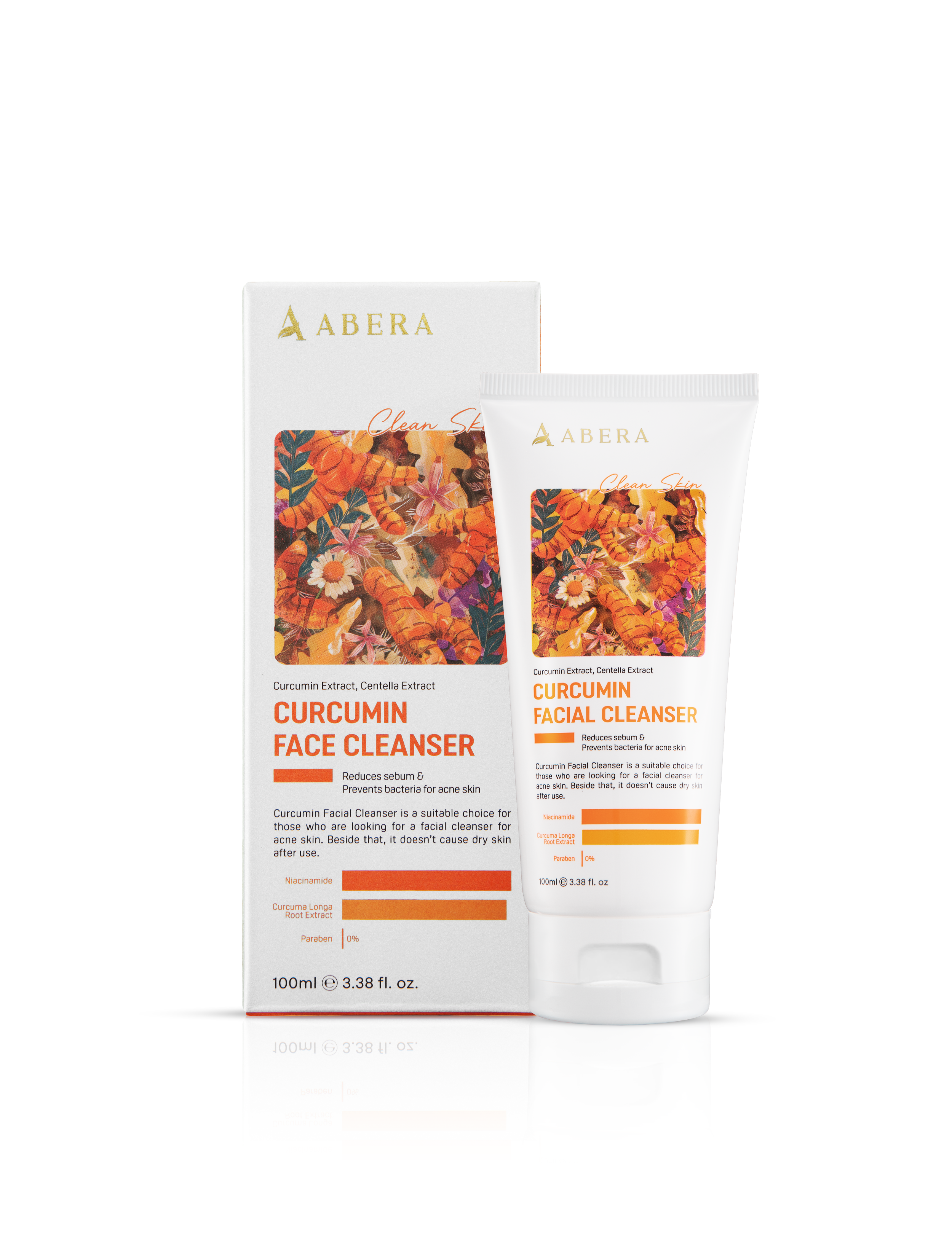 Gel Rửa Mặt Chiết Xuất Nghệ Abera