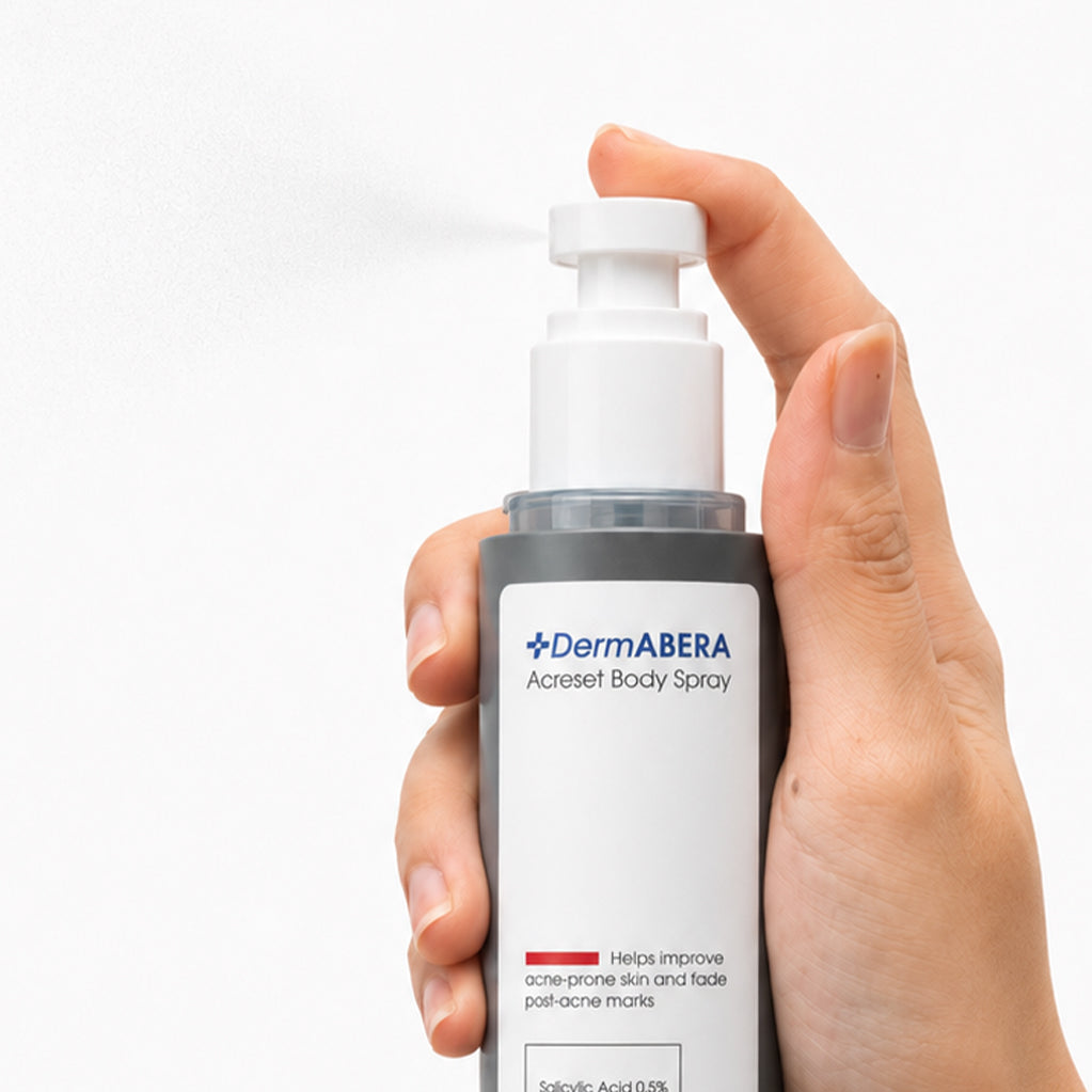 Tẩy tế bào chết & Xịt mụn lưng DermABERA
