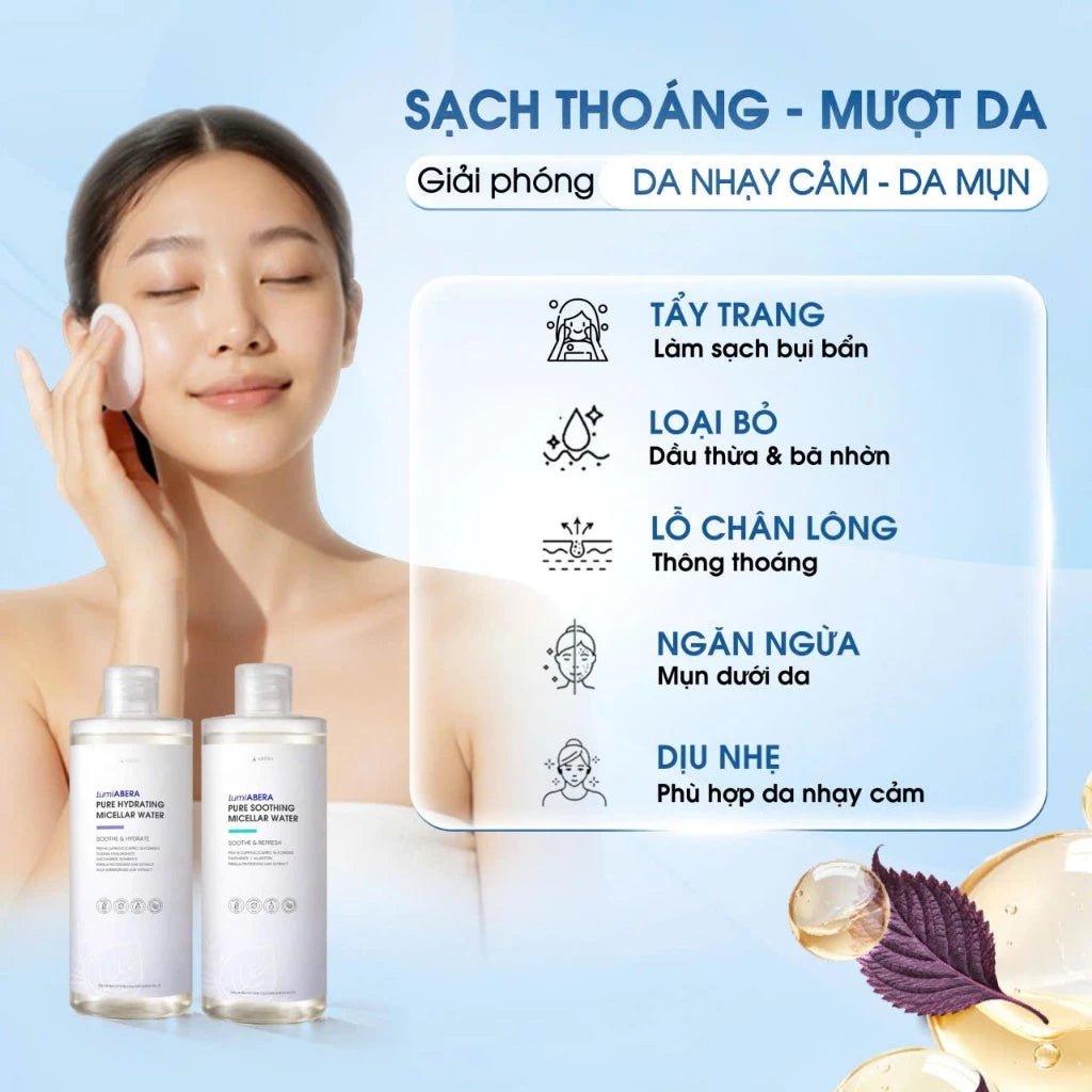 NƯỚC TẨY TRANG DƯỠNG ẨM LUMIABERA