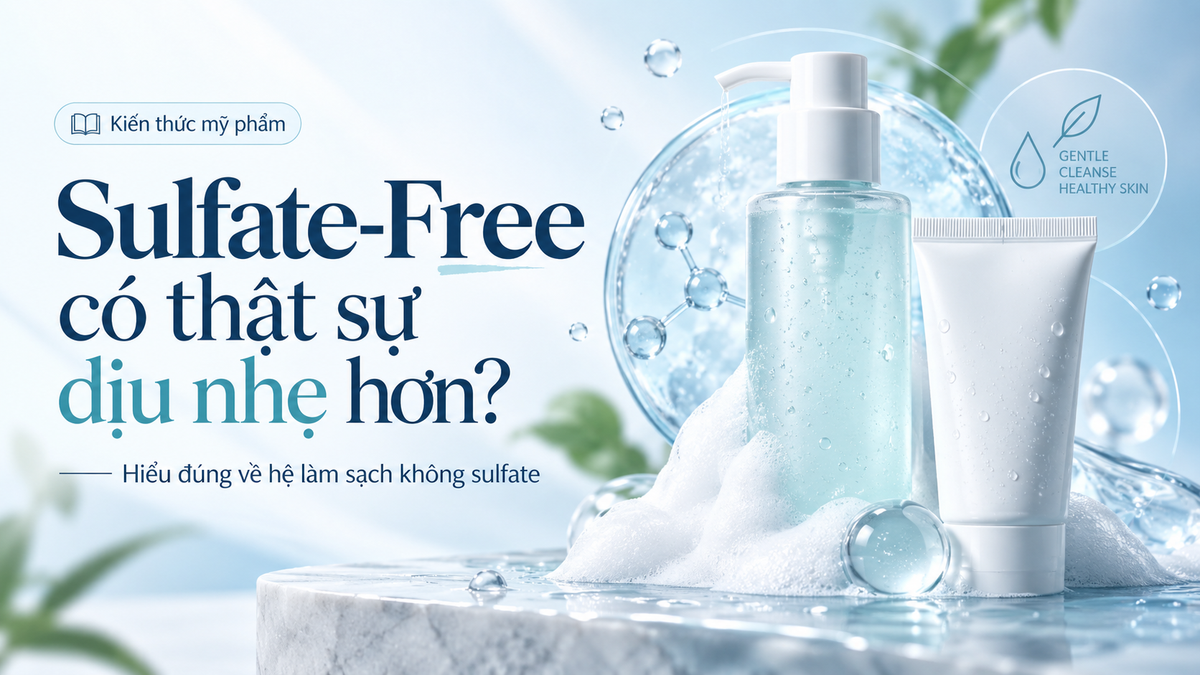 TÀI LIỆU NGHIÊN CỨU KHOA HỌC-Sulfate-Free: Hiểu đúng về hệ làm sạch không sulfate