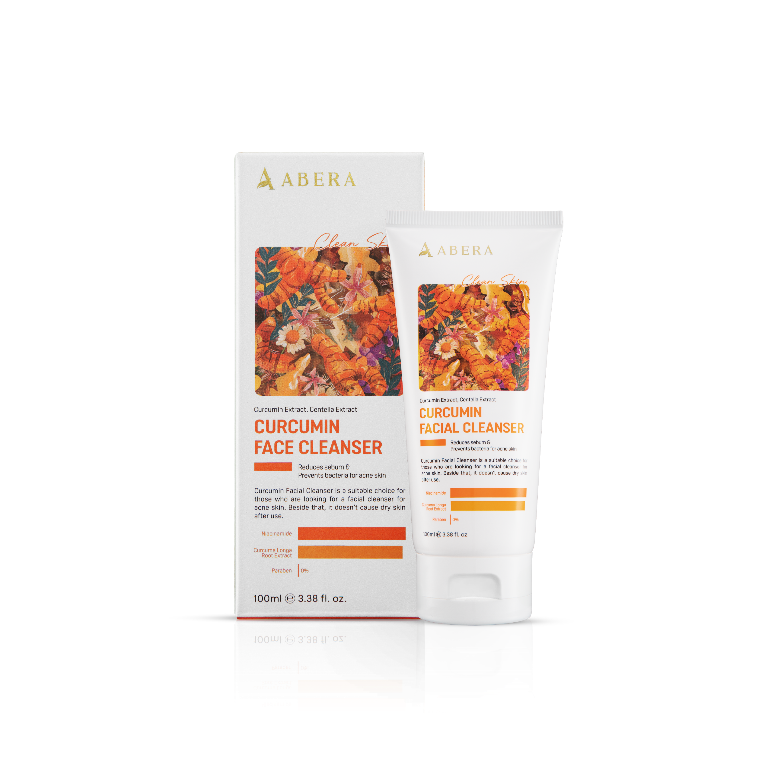 Abera Curcumin Facial Cleanser 