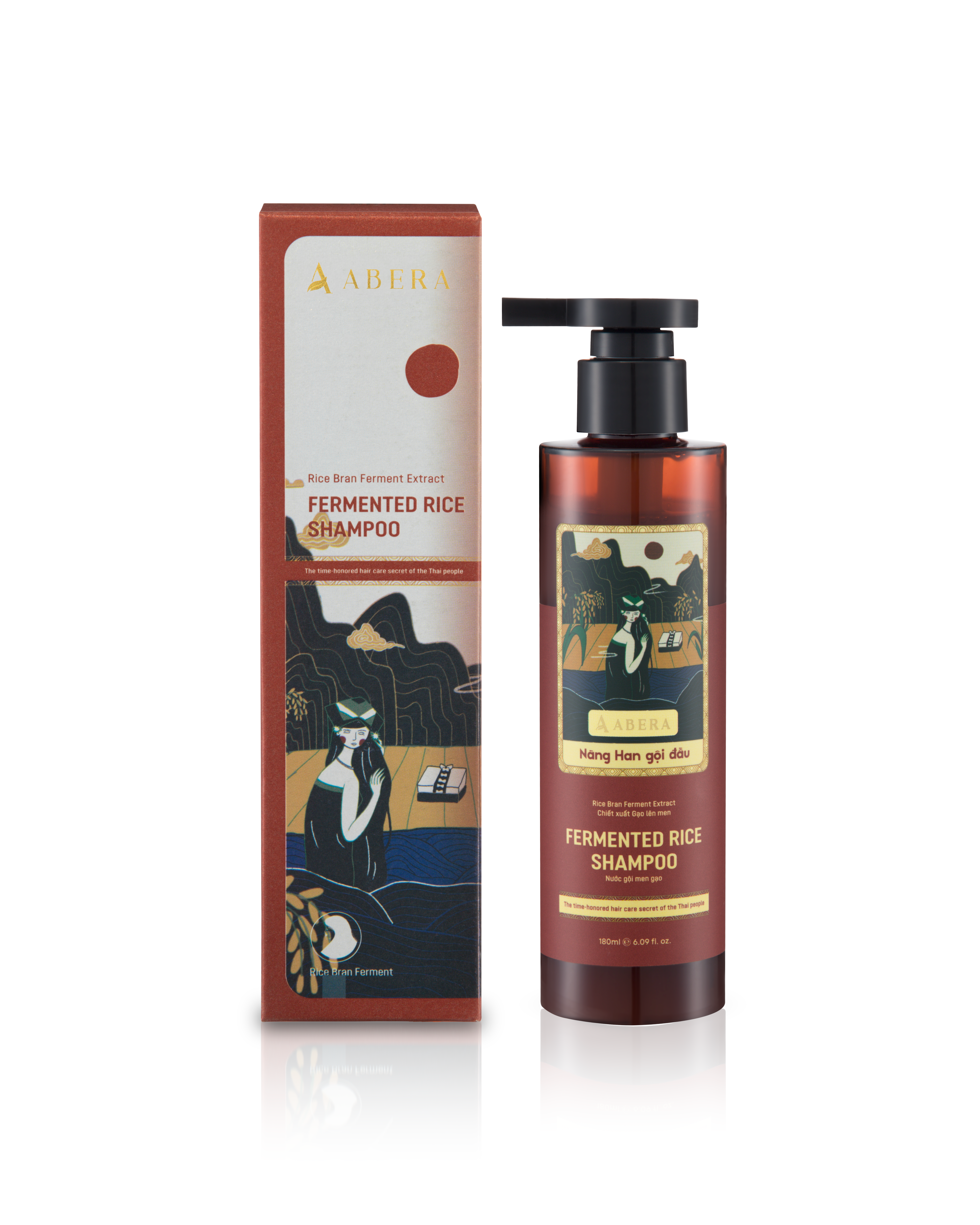 Nước Gội Men Gạo Abera