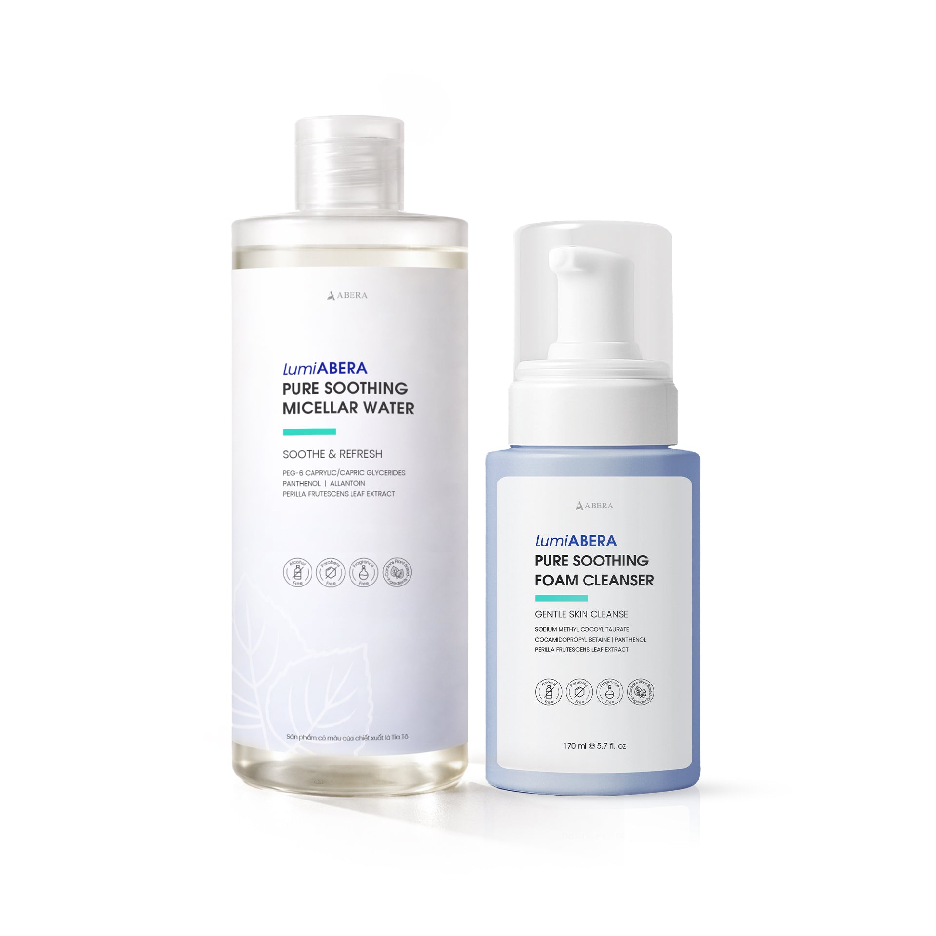 Sữa Rửa Mặt Bọt Mịn LumiABERA Dịu Da
